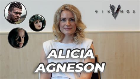 femme ivar vikings actrice|Alicia Agneson parle de Vikings et de la relation。